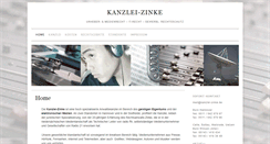 Desktop Screenshot of kanzlei-zinke.de